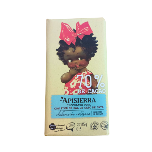 Tableta Chocolate Artesano con Sal de Guerande 115gr