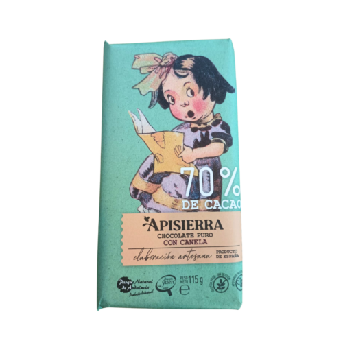 Tableta Chocolate Artesano con Canela 115gr