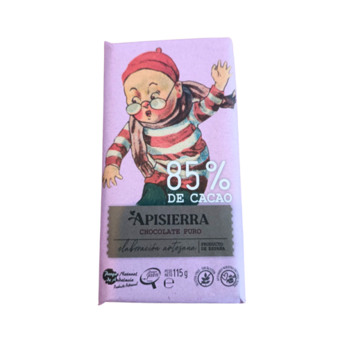 Tableta Chocolate Artesano 85% 115gr